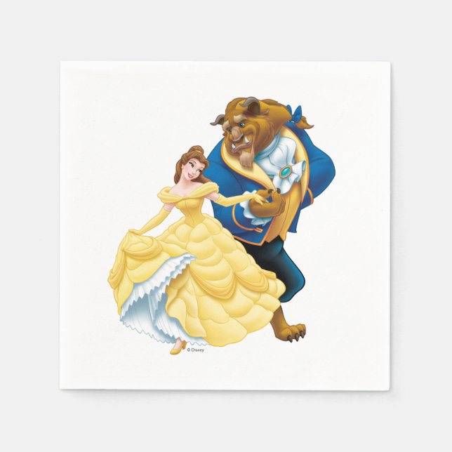 Belle and Beast Napkin (Front)