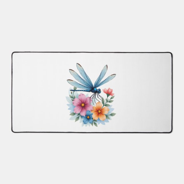 Belle Aquarelle Dragonfly Art Insect Lover Ea (Recto)