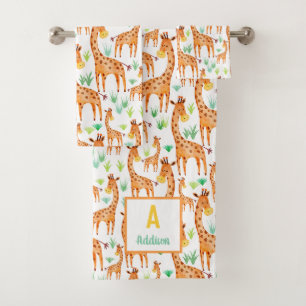 Belle aquarelle Giraffe Animal Personnalisé