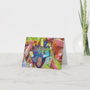 Belle aquarelle Mandarinfish Design
