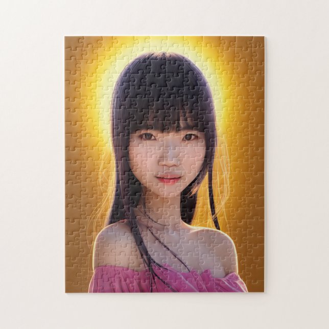 BELLE ARTISANALE ASIATIQUE ORIENTALE JIGSAW PUZZLE (Vertical)