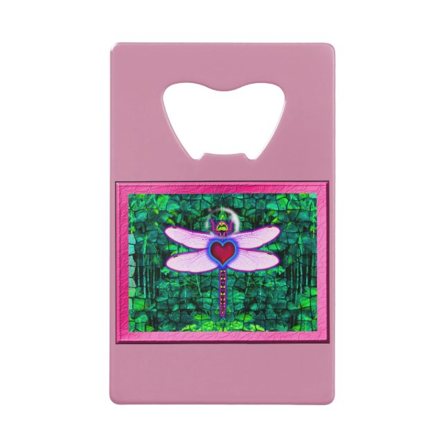 Belle Artwor encadrée "Crackel Framed Dragonfly" (Devant)