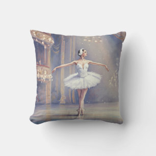 Belle Ballerina Swan Lake Ballet Coussin