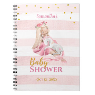 Belle Ballerina Unicorn Baby shower livre d'hôtes