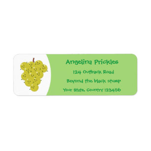 Belle bande de raisins amusante illustration