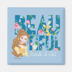 Belle Beautfiul Inside & Out Magnet