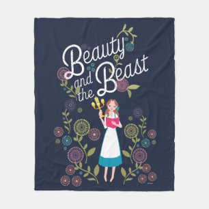 Belle Beauty And The Beast Fleece Blanket