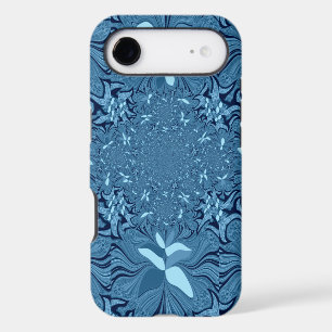 Belle Belle Iridescente bleu. motif sans couture