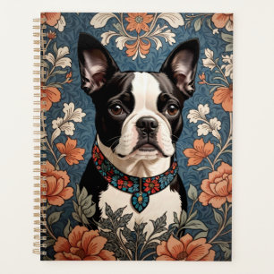 Belle Boston Terrier William Morris Inspiré