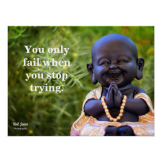 Belle Budha Inspirationnelle affiche