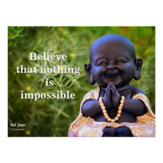 Belle Budha Inspirationnelle affiche