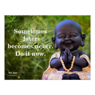 Belle Budha Inspirationnelle affiche