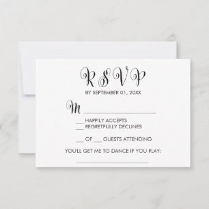 Belle Calligraphie Sud Demande de Chanson Carte RS
