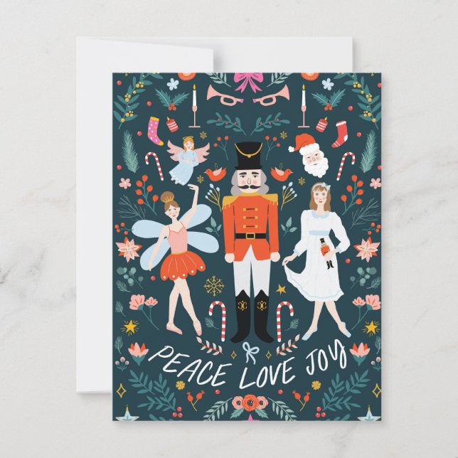 Belle carte blanche Nutcracker Suite (Devant)