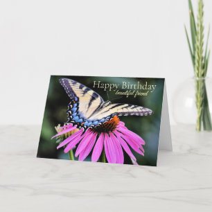 Belle carte d'ami pour l'anniversaire