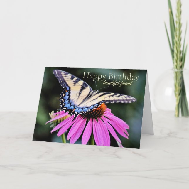 Belle carte d'ami pour l'anniversaire (Devant)