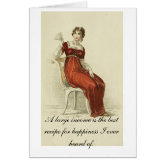 Belle carte de Jane Austen