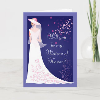 Belle carte de Mariage de mariée