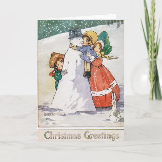 Belle carte de Noël des années 1920
