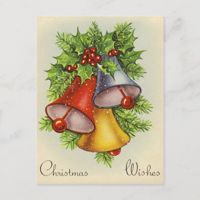 Belle carte de Noël vintage (Devant)