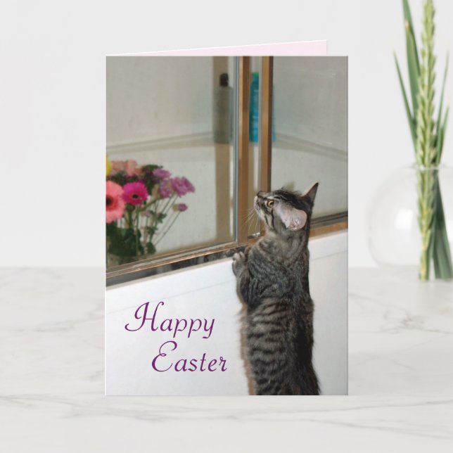 Belle carte de Pâques de Kitten (Devant)