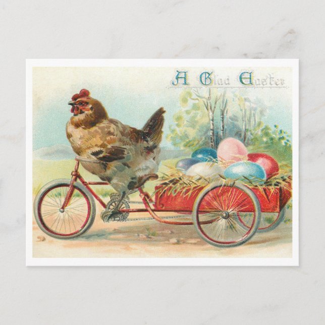 Belle carte de Pâques vintage (Devant)