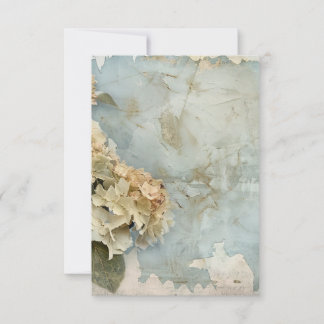 Belle Carte de remerciements Hydrangea