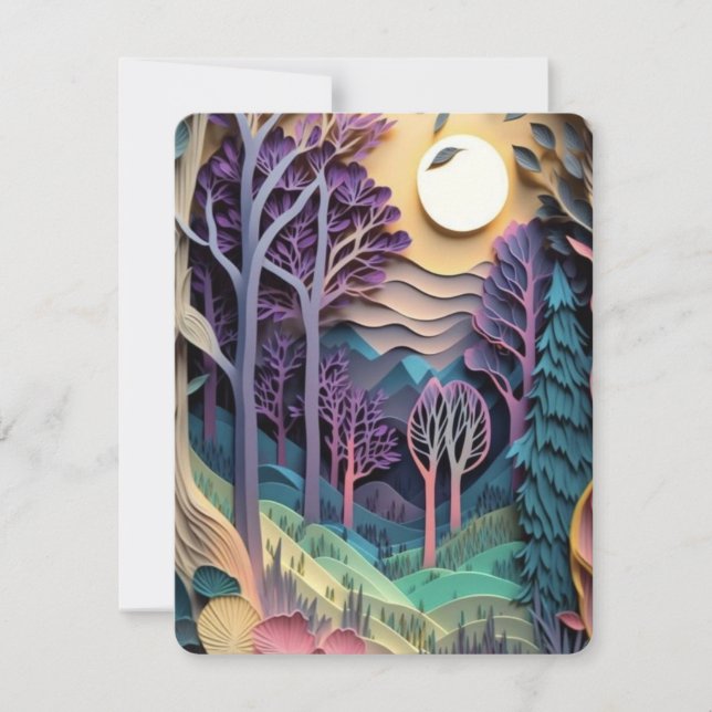 Belle carte de saison nature (Devant)