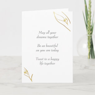 BELLE CARTE DE SALUT MARIAGE