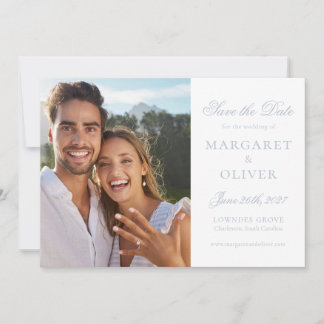 Belle carte de sauvegarde de date de mariage à l'é