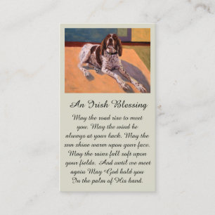 Belle carte de Sympathie Brittney Spaniel Memorial