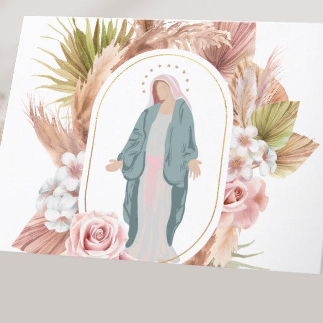 Belle carte de sympathie religieuse catholique (Créateur téléchargé)