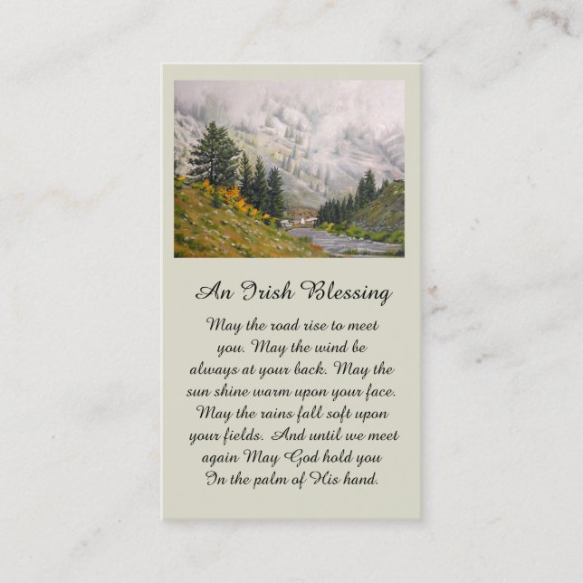 Belle carte de sympathie Taylor River (Devant)