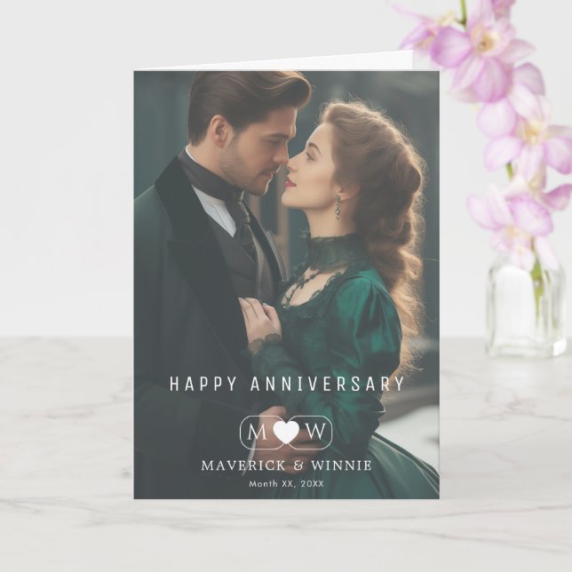 Belle carte de voeux Anniversaire (Orchidée)
