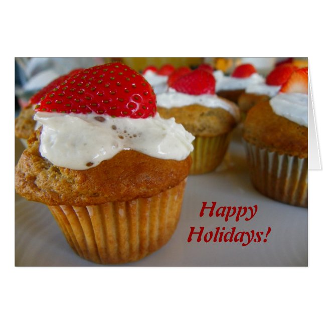 Belle Carte de voeux de vacances ! (Devant horizontal)