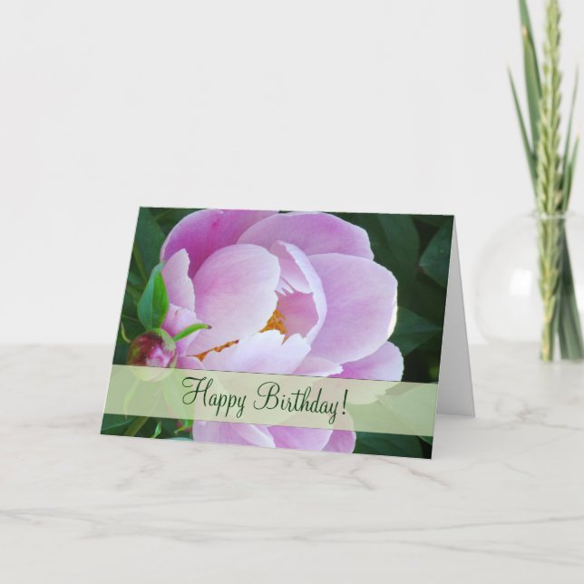 Belle carte de voeux japonaise d'anniversaire de (Devant)