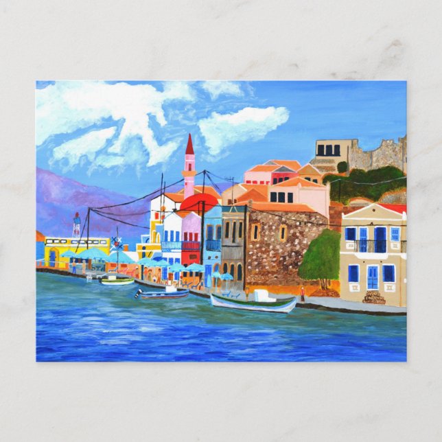 Belle carte Grèce (Devant)