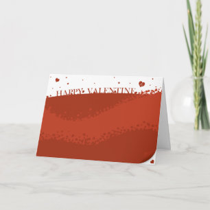 Belle carte heureuse de Valentine