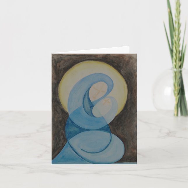 Belle carte poétique pour l'isolement et la sépara (Devant)