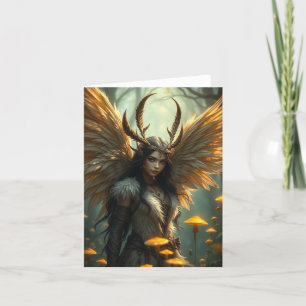 Belle carte Portrait Fairy