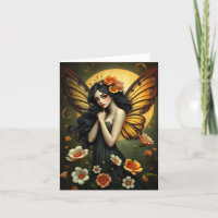 Belle carte Portrait Fairy