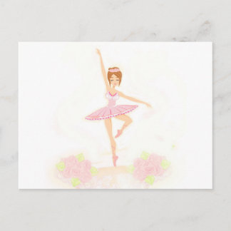 Belle carte postale ballerine