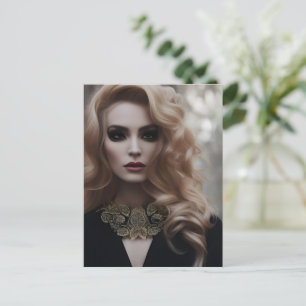 Belle carte postale Blonde