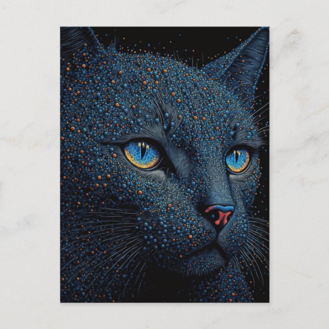 Belle carte postale de chat (Devant)