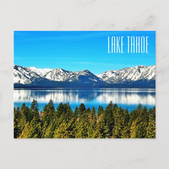 Belle carte postale du lac Tahoe (Devant)