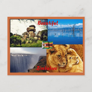 Belle carte postale du Zimbabwe