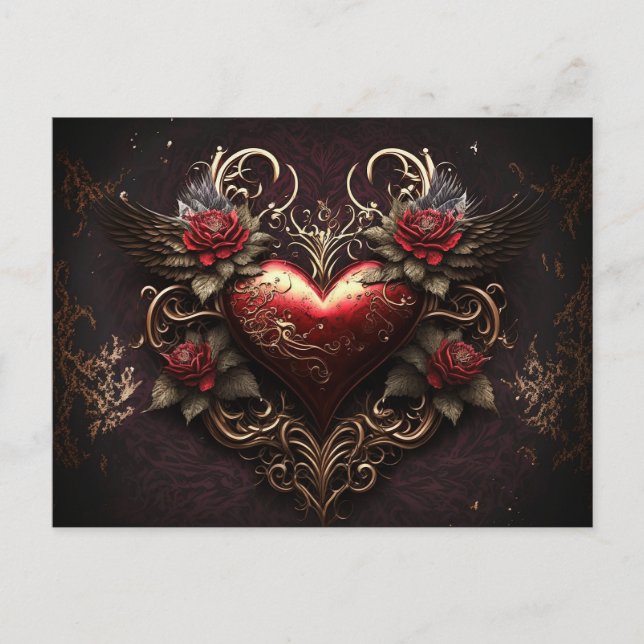 Belle carte postale Heart (Devant)