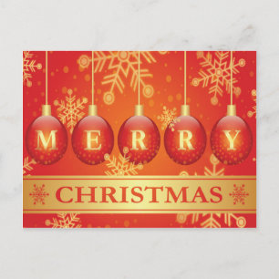 Belle carte postale Joyeux Noël