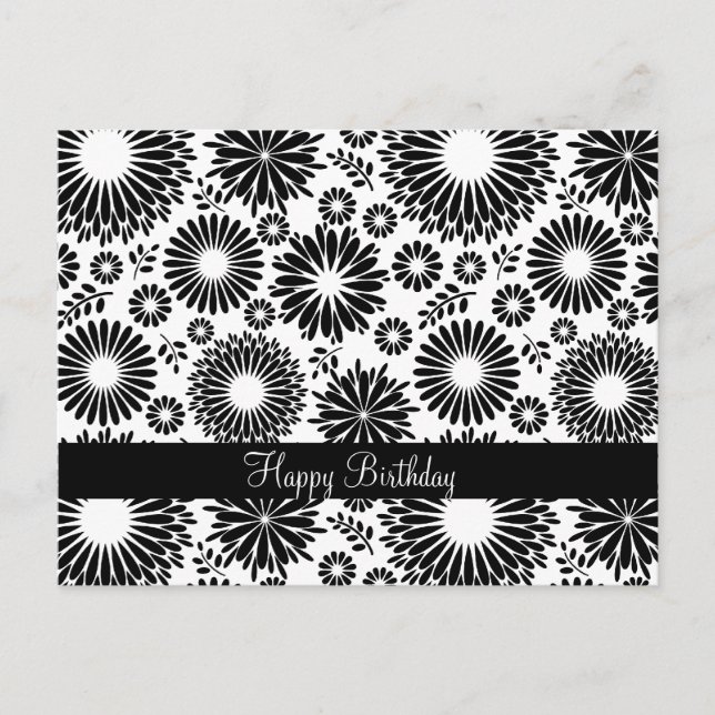 Belle carte postale noire et blanche (Devant)