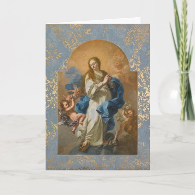 Belle carte religieuse de Noël (Devant)